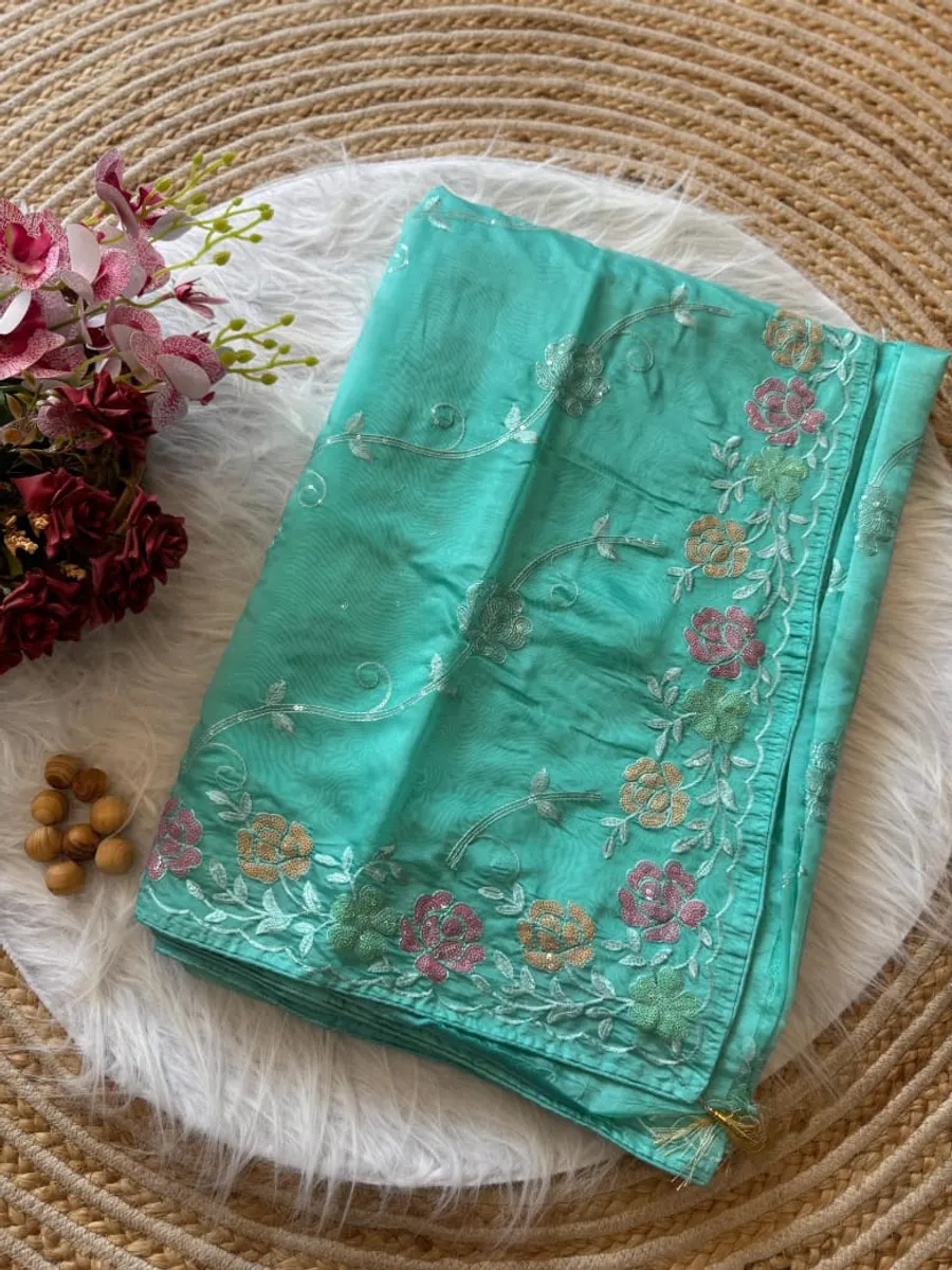 Viscose Embroidery Work Design | Samantha Collection